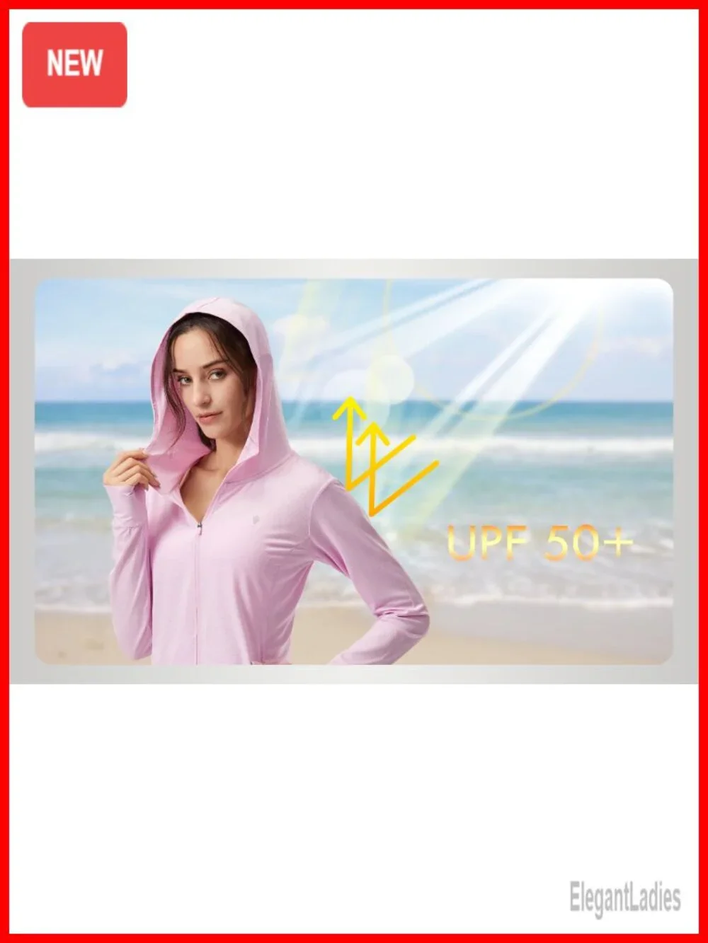 Women's UPF 50+ Sun Protection Hoodie Jacket Lightweight Long Sleeve
